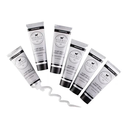 Dionis Goat Milk Hand Cream Unscented 1 oz (29.57 ml) 6-Pack | Nourishes Dry, Cracked Hands thumbnail 1