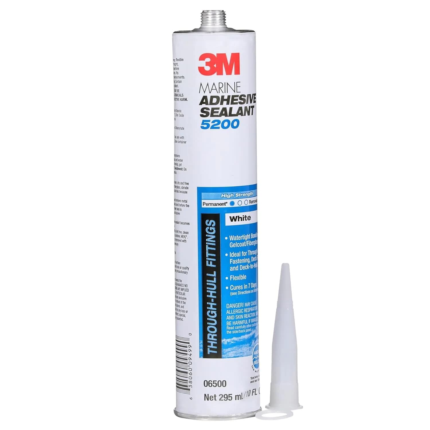 3M Marine Adhesive Sealant 5200 Black 10 fl oz (295.7 ml) | Permanent Bonding & Sealing for Boats & RVs — 10 fl oz