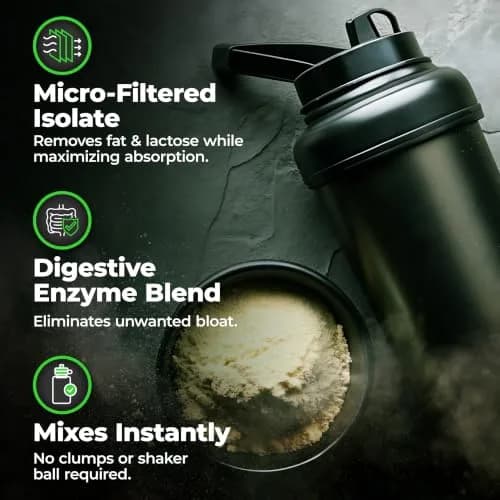Species Nutrition Isolyze Whey Protein Powder, Vanilla Peanut, 1.55 lb | High Purity & Fast Absorption thumbnail 5