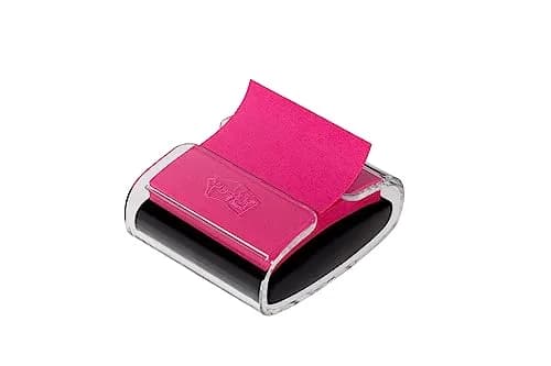 Post-it Pop-up Notes Dispenser, 3x3 in, Black Base Clear Top, Pack Includes Dispenser and 2 Pads of Pop-up Notes | Desk Organizer for Notes & Reminders thumbnail 4