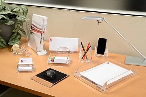 Swingline Cell Phone Holder, Acrylic, Clear | Modern Desk Accessory for Smartphones thumbnail 6