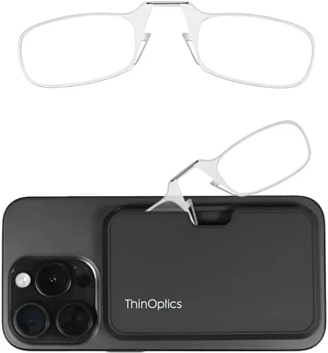 ThinOptics Pod Reading Glasses - Slim Armless Pocket Readers 44mm | Ultra-Light, Portable Vision Aid thumbnail 1