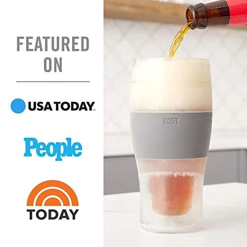Host Freeze Beer Glasses, Set of 2, 16 oz Pint Tumblers | Keep Beer Ice Cold for Hours thumbnail 8