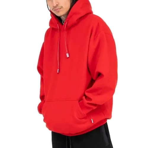 Pro Club Heavyweight Pullover Hoodie (13oz) | Classic Fit, Red, X-Large for Men thumbnail 2