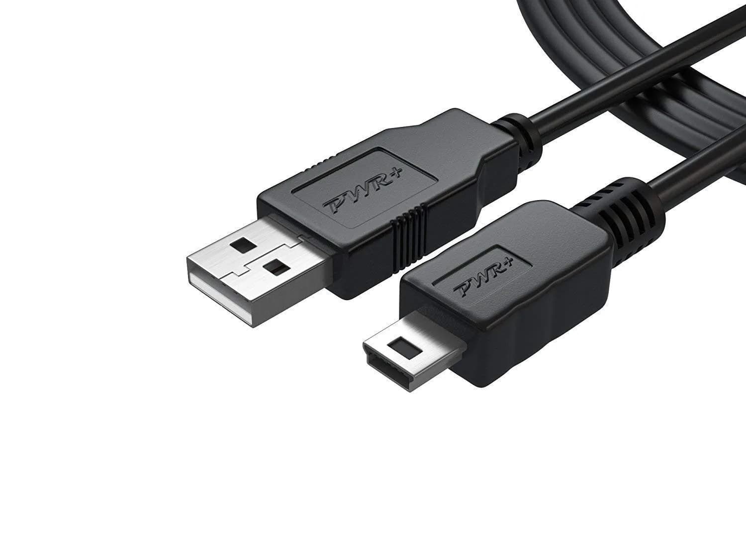 PWR+ 6.5 Ft USB-Cable for Wacom-Intuos Pro & Bamboo | 6 Ft Data & Charging Cord — Black