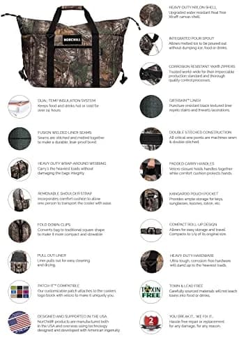 NorChill 12 Can Insulated Soft Sided Cooler, Realtree Xtra Camo | Durable, Insulated & Camouflage for Outdoors thumbnail 8