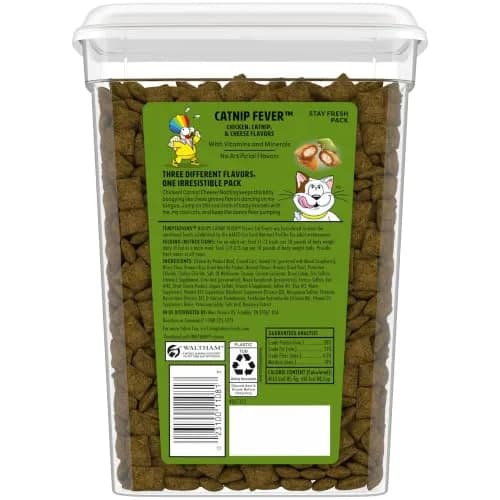 Temptations MixUps Catnip Fever Flavor Crunchy and Soft Cat Treats 454g (16 oz) | Dual Texture Catnip Treats thumbnail 9