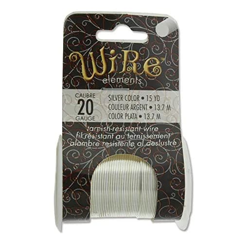 The Beadsmith Copper Jewelry Wire 20 Gauge Silver Color 13.72m (45 Ft) | Tarnish-Resistant for Crafts thumbnail 7