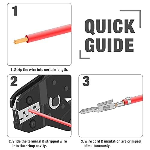 IWISS iCrimp SN-28B Crimping Tool for 3.96mm, 2.54mm, 2.5mm Pitch Connectors | High-Quality, USA Import, 20° Ratchet thumbnail 5