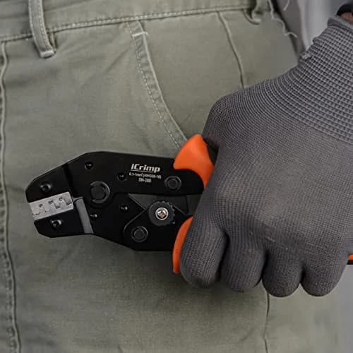 IWISS iCrimp SN-28B Crimping Tool for 3.96mm, 2.54mm, 2.5mm Pitch Connectors | High-Quality, USA Import, 20° Ratchet thumbnail 6