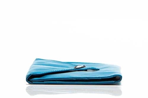 Big Skinny Women's Slimvelope Tri-Fold Checkbook Wallet 16.89cm (7.5in) | Holds 40 Cards, Ocean Blue thumbnail 4
