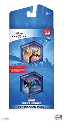Disney INFINITY Marvel Super Heroes Toy Box Game Discs - 2.0 Edition | 2 Discs & Web Code Card thumbnail 1