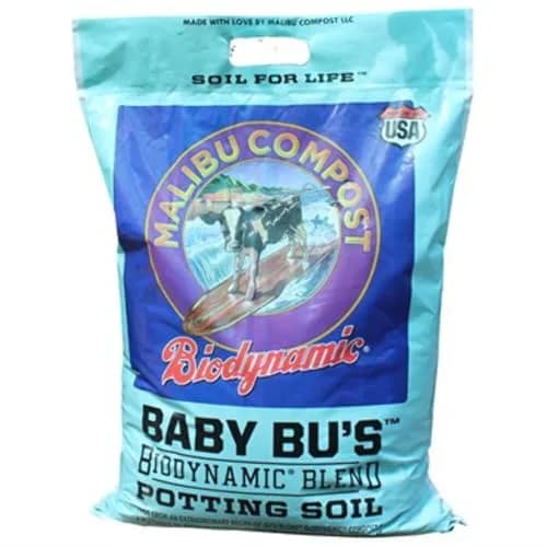 Malibu Compost Baby Bu's Biodynamic Blend Potting Soil, 12 Quart | Organic, Nutrient-Rich & Ready-to-Plant thumbnail 1