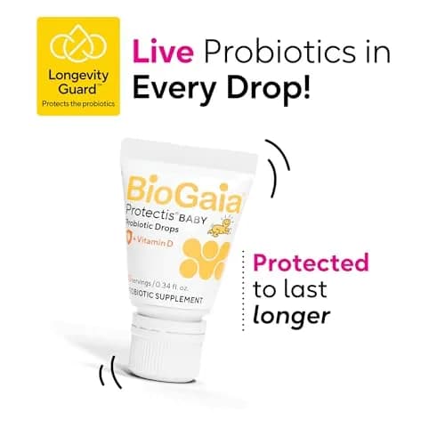 BioGaia Baby Probiotic Drops + Vitamin D 10mL (Pack of 2) | Colic & Gas Relief for Newborns thumbnail 6