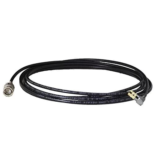 Blue Jeans Cable Mini SDI Cable 10 Foot | Belden 1855A Coaxial, BNC to Right-Angle DIN 1.0/2.3, Black thumbnail 1
