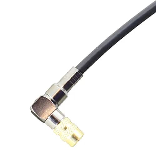 Blue Jeans Cable Mini SDI Cable 10 Foot | Belden 1855A Coaxial, BNC to Right-Angle DIN 1.0/2.3, Black thumbnail 2