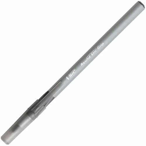 BIC Round Stic Grip Xtra Comfort Ballpoint Pens, Black and Blue Ink, 36-Count | Smooth Ink Flow thumbnail 3