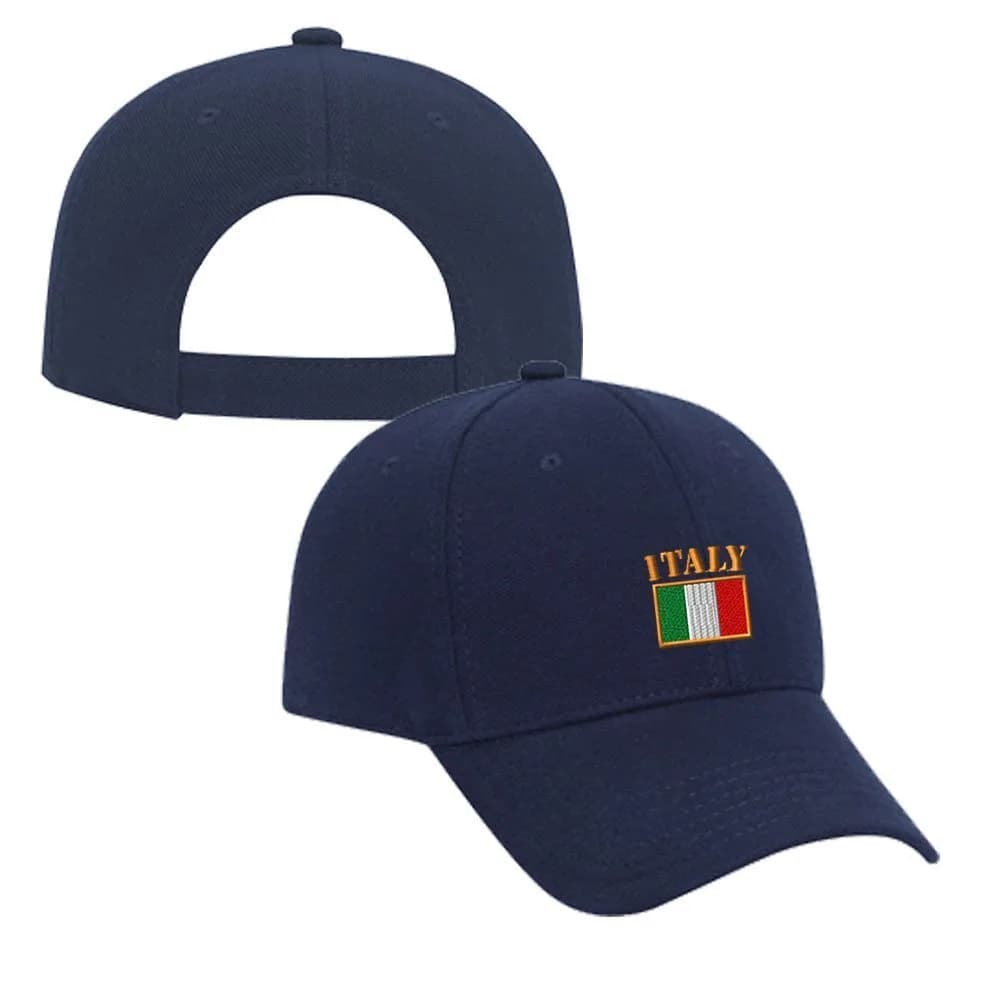 Speedy Pros Baseball Cap Earth Flag Style Protect Earth Day Navy Design Only | Adjustable 100% Acrylic - main product image