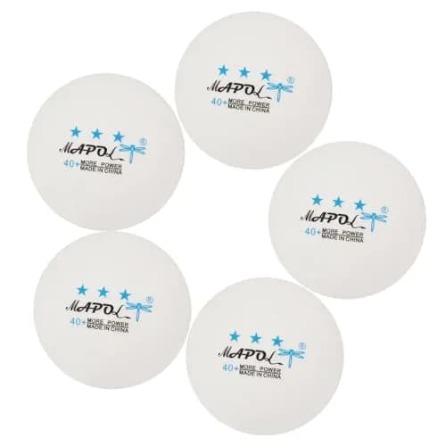 MAPOL 100ct White 3-Star Table Tennis Balls | Advanced Training Ping Pong Balls for All Skill Levels thumbnail 7