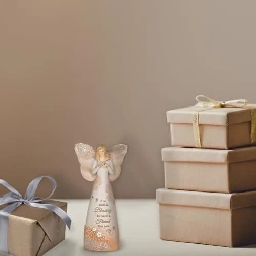 Pavilion Gift Company Friend Angel Figurine 7.5-inch (19.05 cm) | Gifted by a Friend thumbnail 6