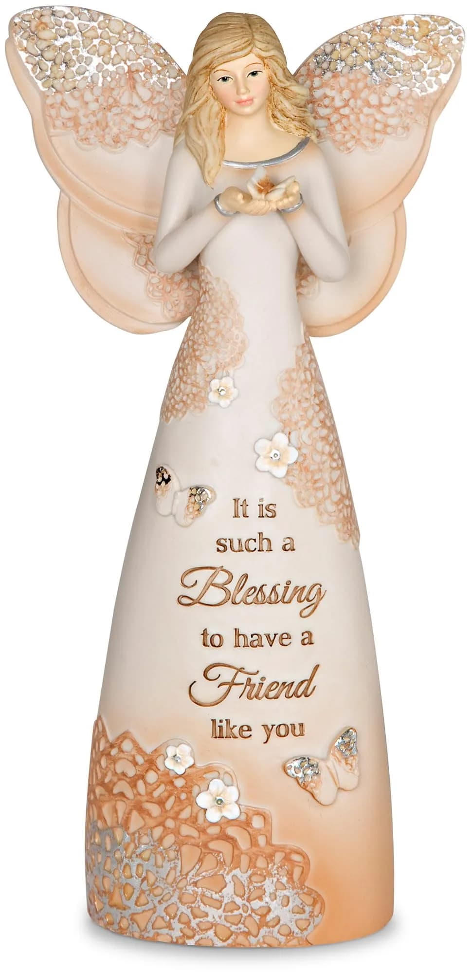 Pavilion Gift Company Friend Angel Figurine 7.5-inch (19.05 cm) | Gifted by a Friend — 19072