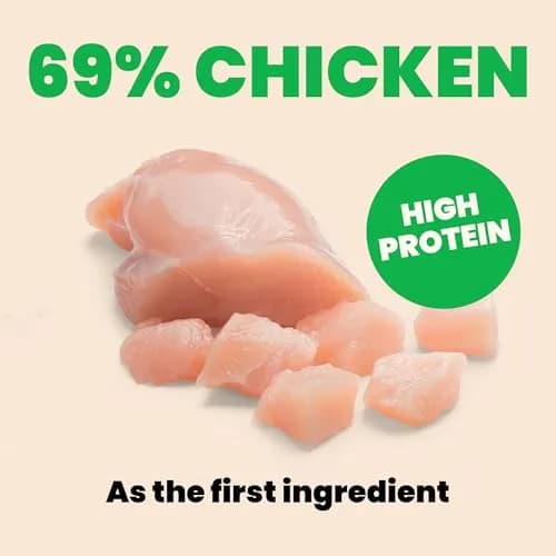 almo nature HQS Natural Wet Cat Food Chicken with Pumpkin 2.47oz | Grain Free & Additive Free thumbnail 4