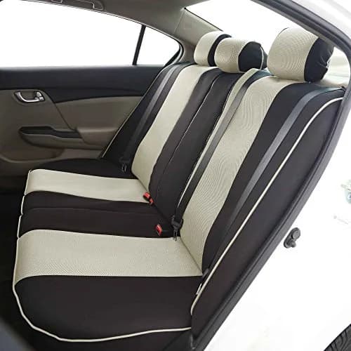 FH Group Car Seat Covers Three Row 7 Seater | Universal Fit, Breathable Foam Padding (enables cool comfort) thumbnail 4