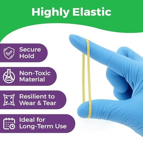 Prairie Horse Supply Orthodontic Rubber Bands 1/4in Medium Neon | Versatile Dental & Craft Elastic thumbnail 3