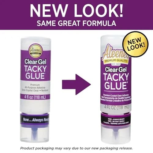 Aleene's Clear Gel Tacky Glue for Crafts | Always Ready, 4 fl oz, Crystal Clear, Non-Toxic thumbnail 7