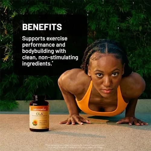 NatureWise CLA 1250 - Conjugated Linoleic Acid Supplement for Women and Men, 90 Softgels | Supports Weight & Fitness thumbnail 2