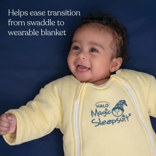 Magic Sleepsuit Baby Merlin's Magic Sleepsuit Small 12-18 lbs | Cotton Cozy Sleep Transition (70-120 chars) thumbnail 2
