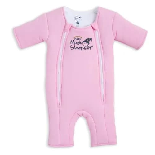 Magic Sleepsuit 100% Cotton Large 18-21 lbs Pink | Cozy Sleep Transition Solution thumbnail 1