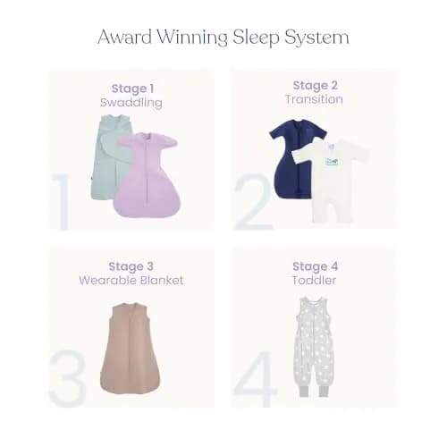 Magic Sleepsuit 100% Cotton Large 18-21 lbs Pink | Cozy Sleep Transition Solution thumbnail 9