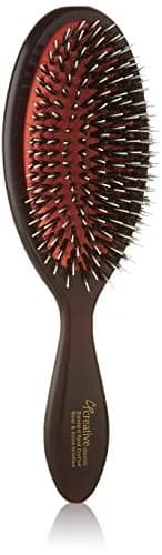 Creative Hair Brushes Boar Bristle & Nylon Mix Signature Classic Air Cushion All Purpose Hair Brush | Detangles & Smooths thumbnail 1