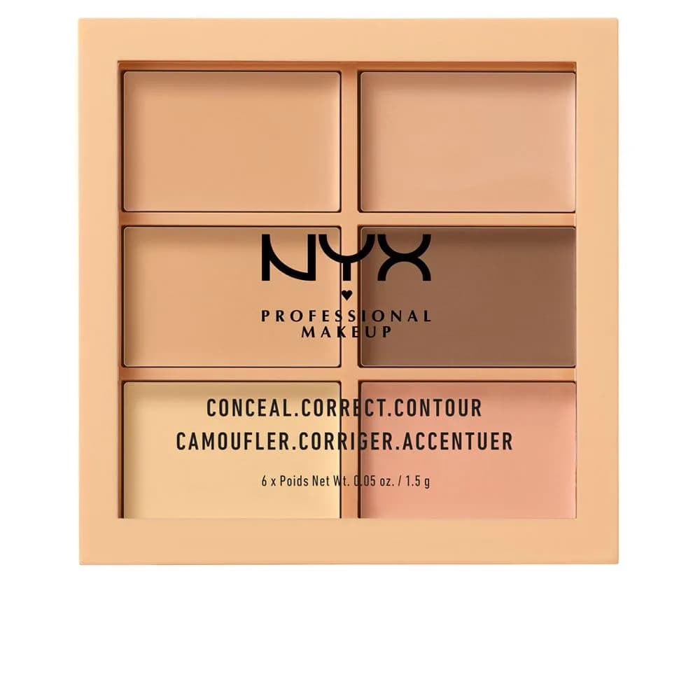 NYX PROFESSIONAL MAKEUP Conceal Correct Contour Palette - Light | 6 Shades for All Skin Tones - main product image
