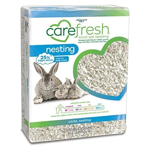Carefresh White Nesting Small Pet Bedding 50L | Ultra-Absorbent & Dust-Free for Guinea Pigs & Rabbits thumbnail 1