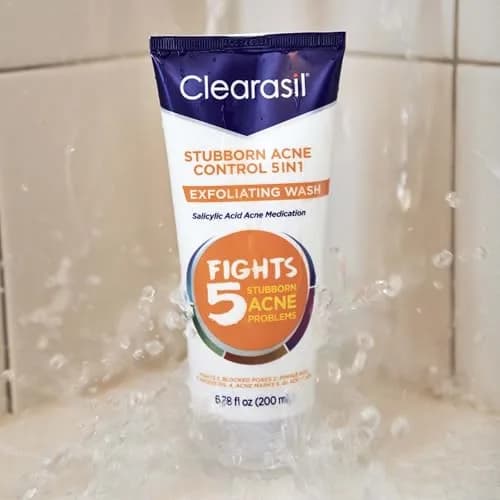 Clearasil Stubborn Acne Control 5in1 Exfoliating Wash 200ml (6.78 Fl Oz) | Max Strength Salicylic Acid Acne Treatment thumbnail 7