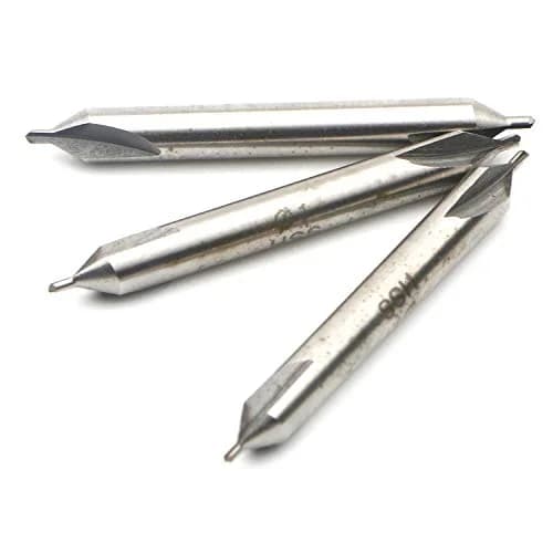 JIUWU Center Drill Bits, HSS Countersinks 60° Angle, Pack of 10 | Precise, Self-Centering for Woodworking thumbnail 3