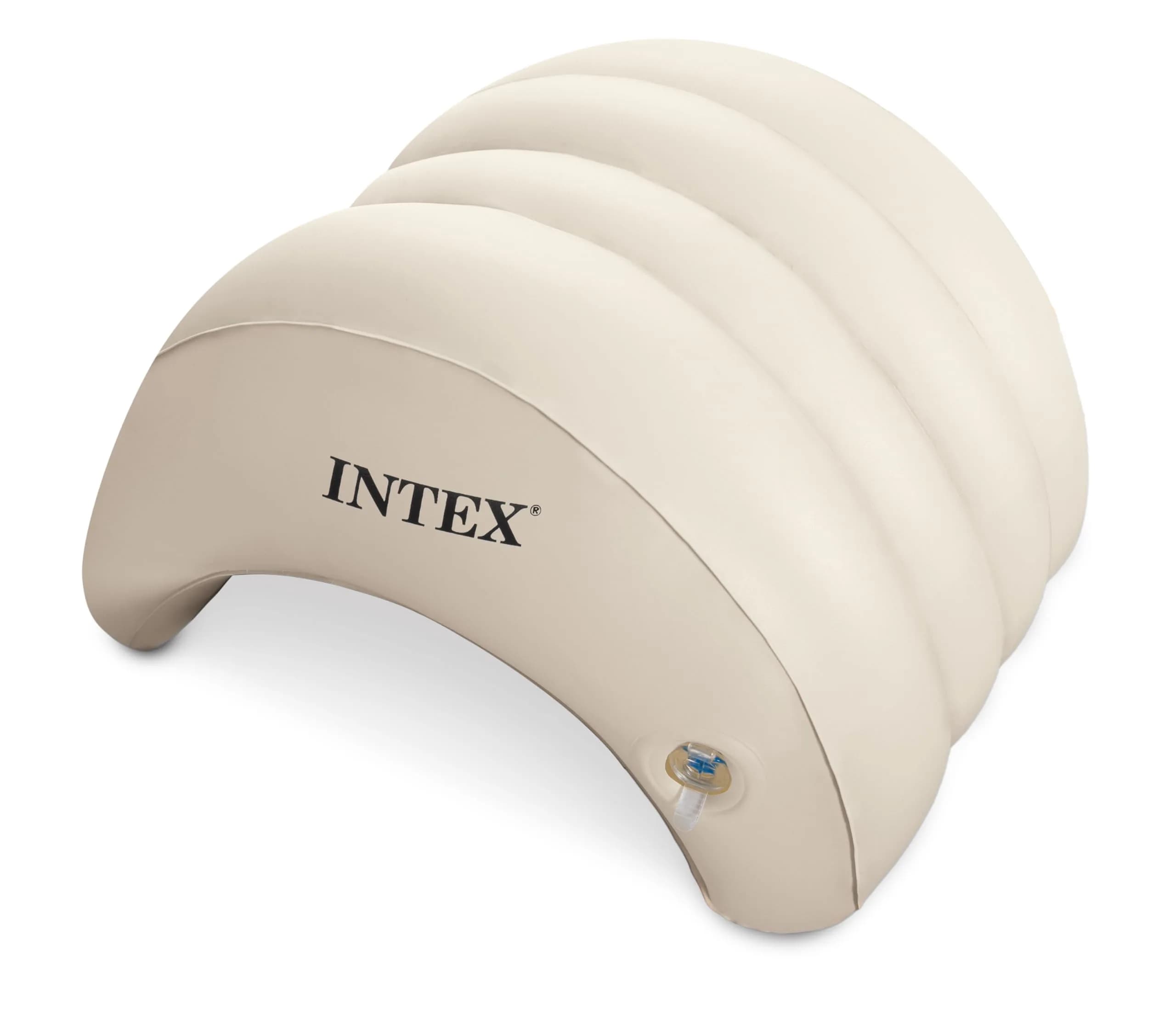 Intex PureSpa Headrest Lounge Pillow | Customizable Inflatable Spa Accessory for Intex PureSpa Models — Cream