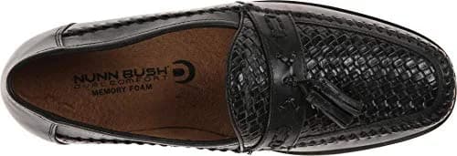Nunn Bush Strafford Woven Moc Toe Loafer Black 9 | Classic Casual & Dress Footwear thumbnail 2