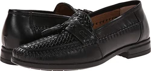 Nunn Bush Strafford Woven Moc Toe Loafer Black 9 | Classic Casual & Dress Footwear thumbnail 5