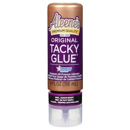 Aleene's Original Tacky Glue 4 fl oz | Versatile, Dries Clear, No-Cut Tip thumbnail 1