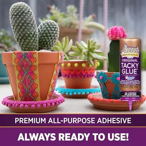 Aleene's Original Tacky Glue 4 fl oz | Versatile, Dries Clear, No-Cut Tip thumbnail 6