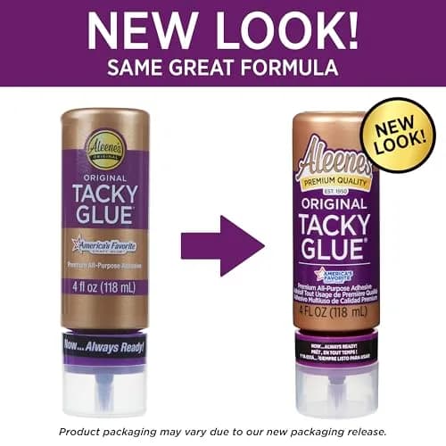 Aleene's Original Tacky Glue 4 fl oz | Versatile, Dries Clear, No-Cut Tip thumbnail 7