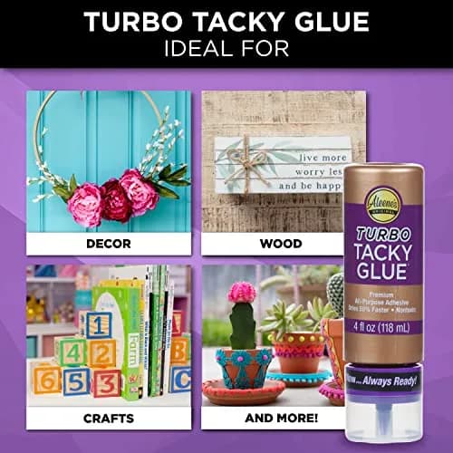 Aleene's Turbo Tacky Glue 118ml (4 fl oz) | Fast-Drying Craft Adhesive thumbnail 5
