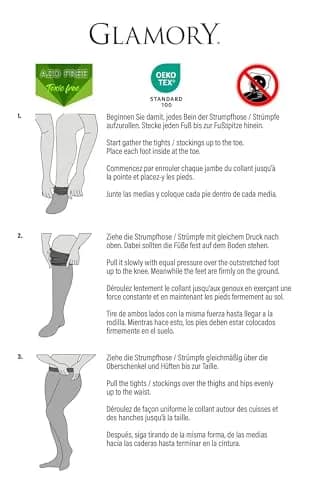 GLAMORY Thermoman100 Thermal Footless Tights Black Medium | Insulating Microfiber for Men thumbnail 5