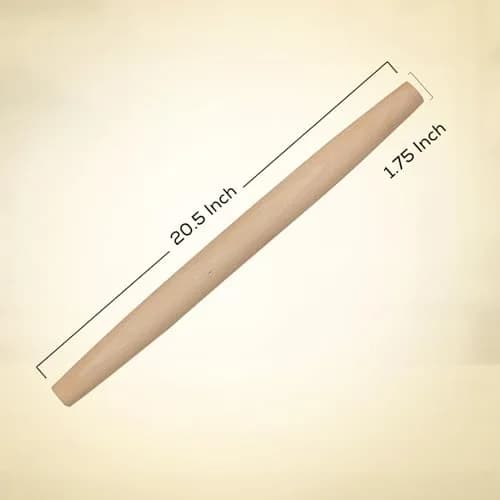 Mrs. Anderson's Baking Wooden French Rolling Pin, 20.5-Inch x 1.75-Inch | Solid Maple, Effortless Dough Shaping thumbnail 2