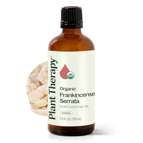 Plant Therapy Organic Frankincense Serrata Essential Oil 100 mL (3.3 Fl Oz) | USDA Certified Organic, Pure & Undiluted thumbnail 1