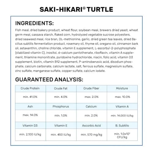 Hikari Saki-Turtle Sticks Floating Pellet Fish Food 567 g (20 oz) | All Life Stages thumbnail 3