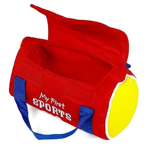 GUND Baby My First Sports Bag 5-Piece Plush Toy Playset for Babies | Sensory Plush Toys for Early Development thumbnail 7